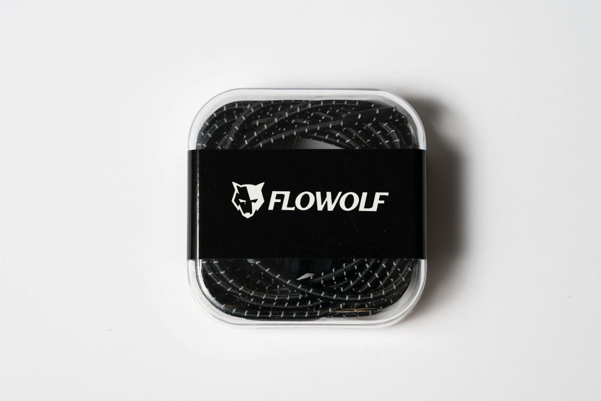 FLOWOLF Elastic Lock Laces - Black – FLOWOLF SPORTS USA